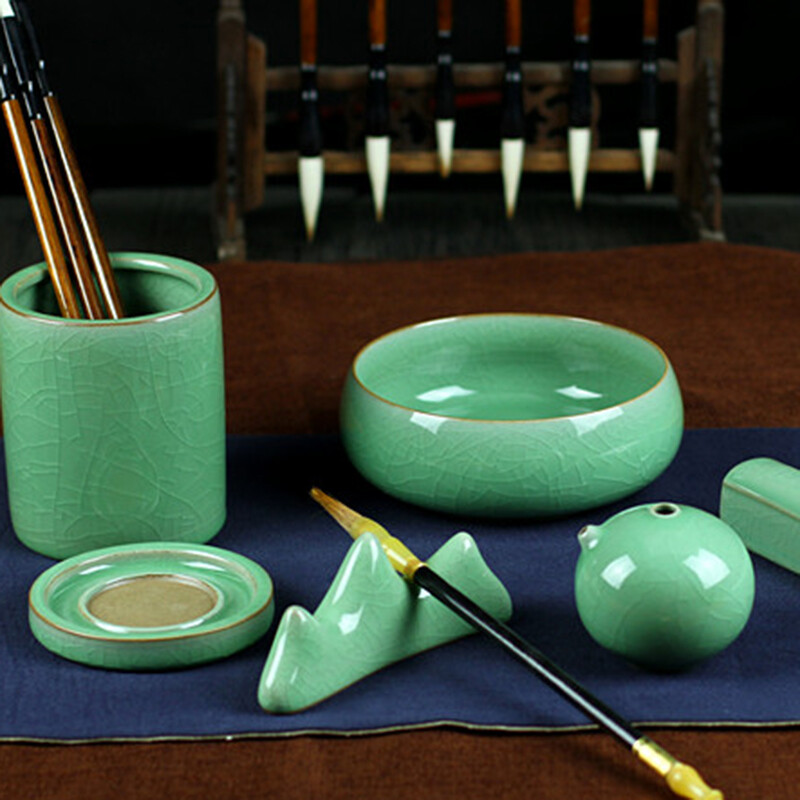 品味傳統(tǒng)雅趣 烏龜先森文房四寶陶瓷套裝，點亮現(xiàn)代書房藝術